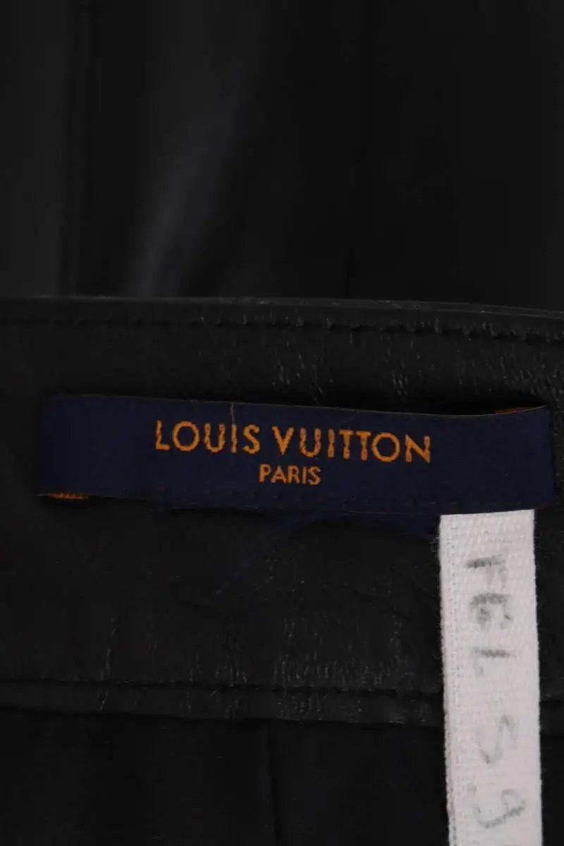 Mini jupe Louis Vuitton Noir en Cuir