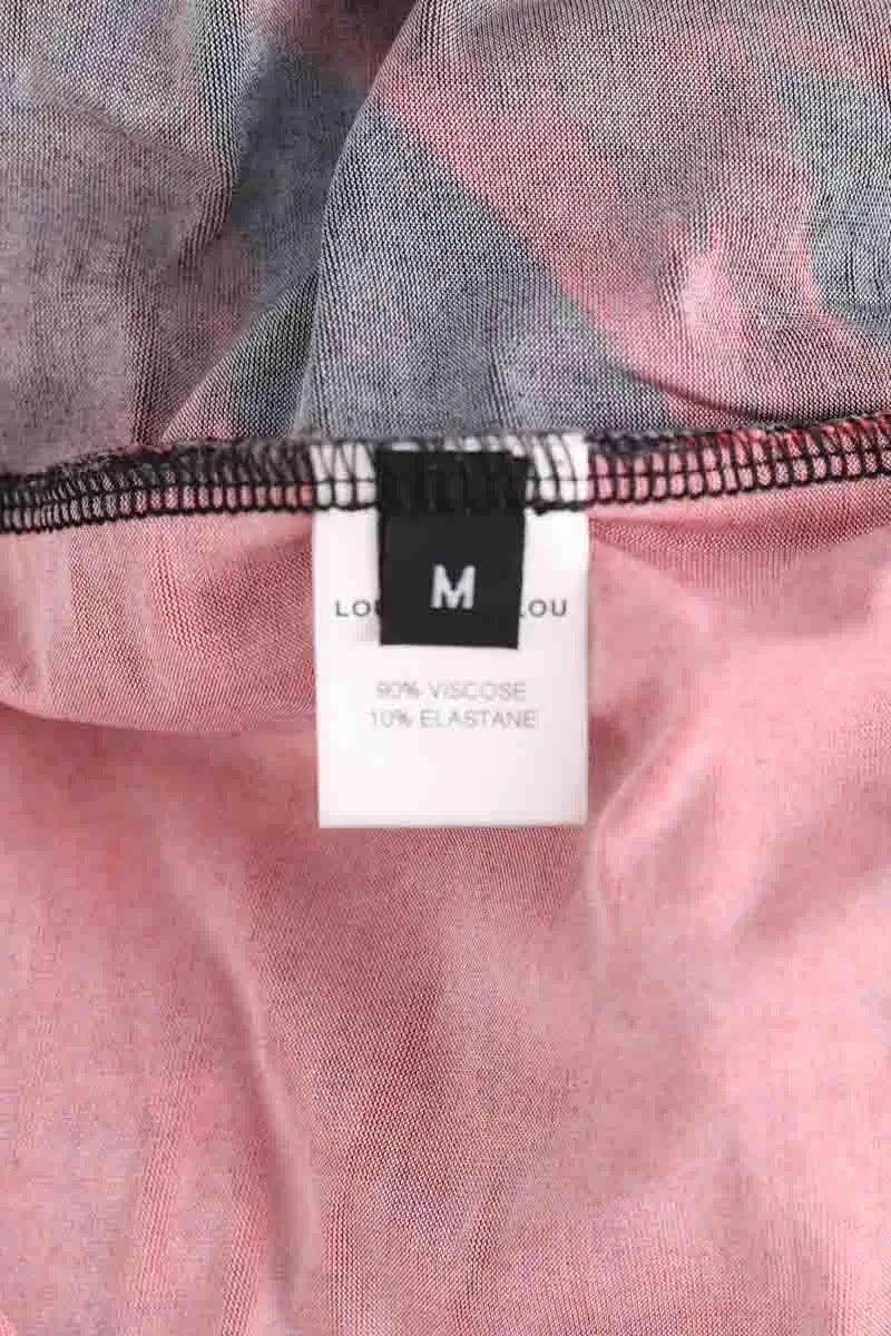 Mini jupe Louisa Ballou Coastline Rouge en Viscose