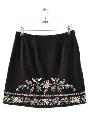 Mini jupe Louise Misha Noir en Coton, taille M - Seconde Main