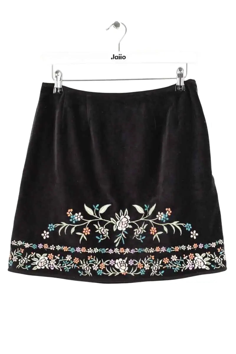 Mini jupe Louise Misha Noir en Coton, taille M - Seconde Main