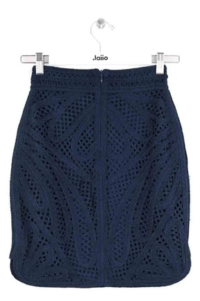 Mini jupe Maje Bleu en Synthétique