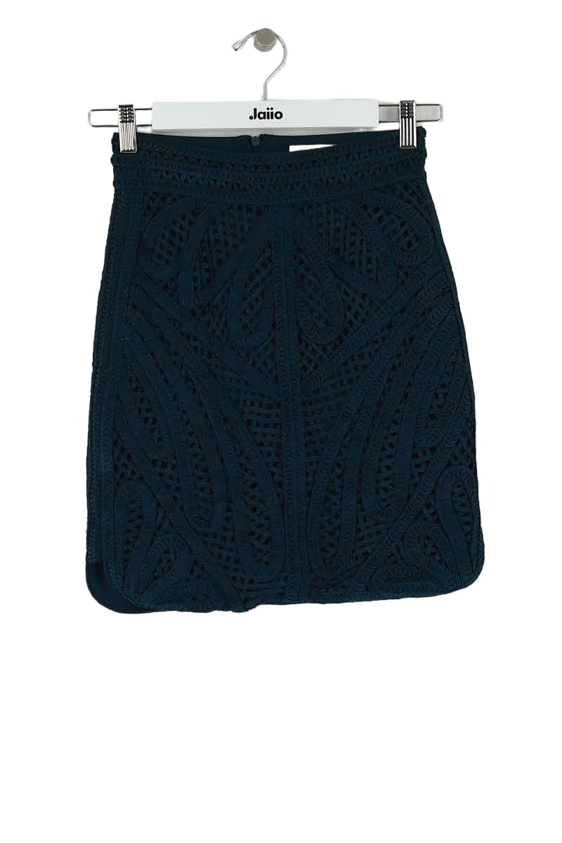 Mini jupe Maje Bleu en Viscose, taille XS - Seconde Main