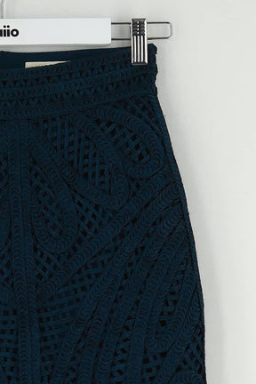Mini jupe Maje Bleu en Viscose