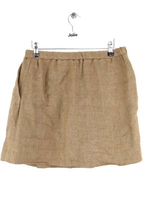 Mini jupe Maje Camel en Lin