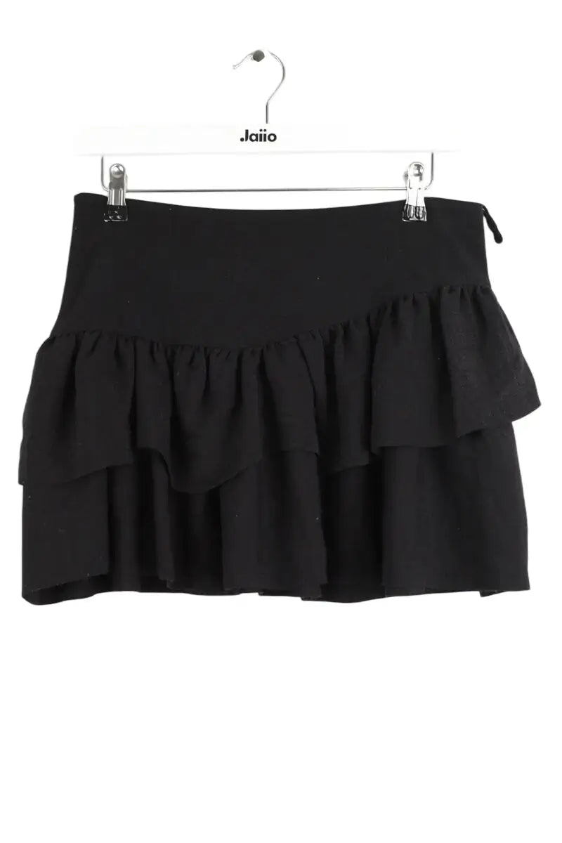 Mini jupe Maje Flux Noir en Viscose, taille M - Seconde Main