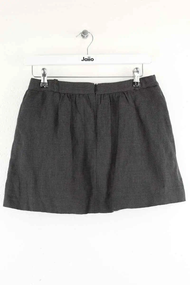 Mini jupe Maje Gris en Coton