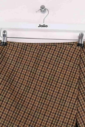 Mini jupe Maje Marron en Coton