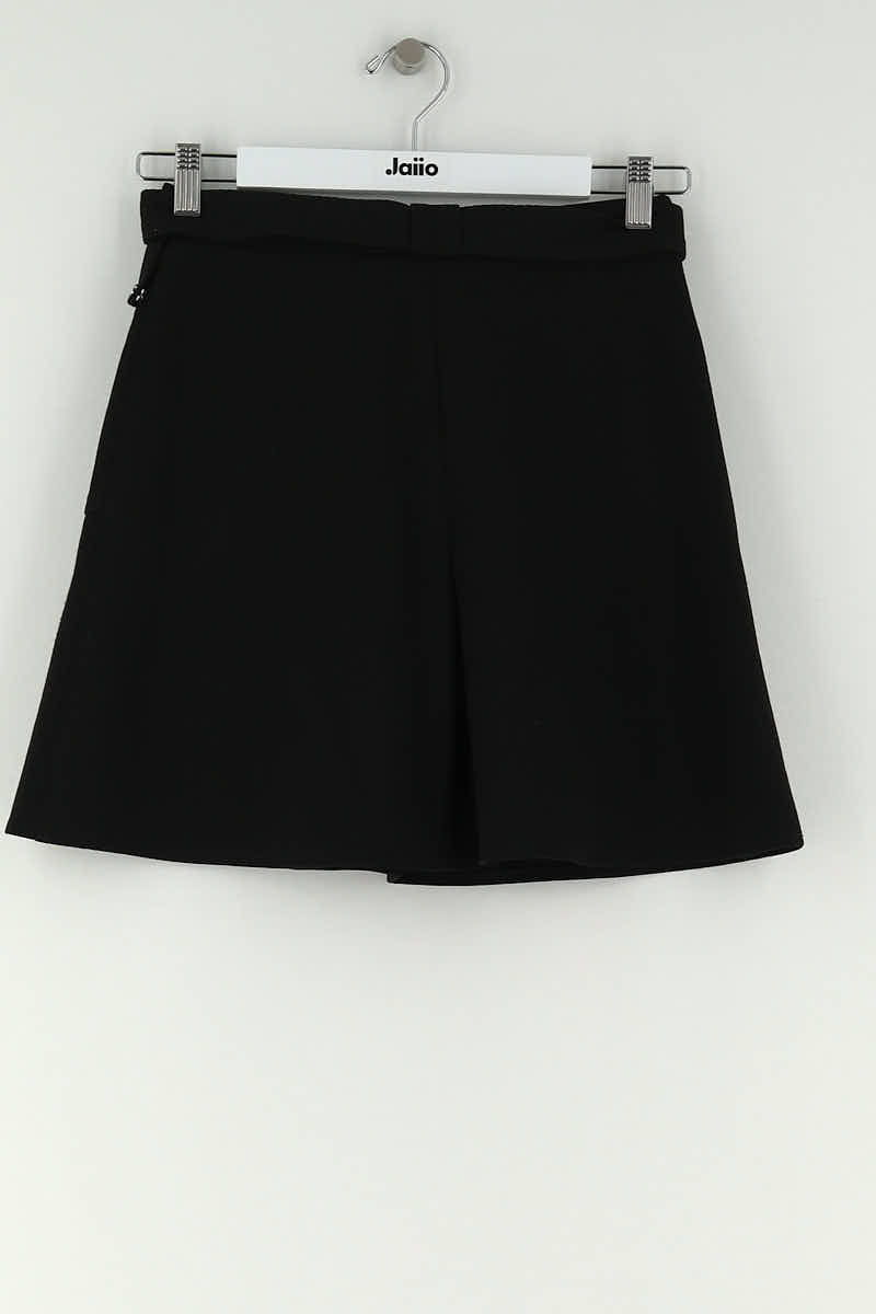 Mini jupe Maje Noir en Coton