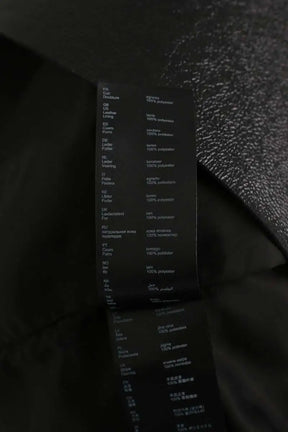 Mini jupe Maje Noir en Cuir