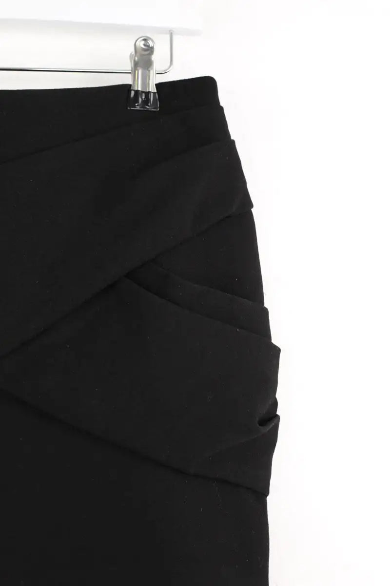 Mini jupe Maje Noir en Polyester