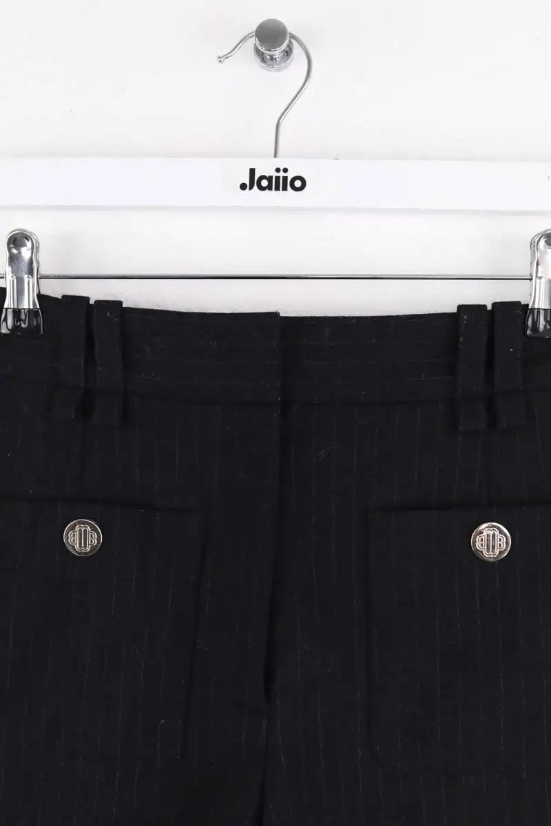 Mini jupe Maje Noir en Synthétique
