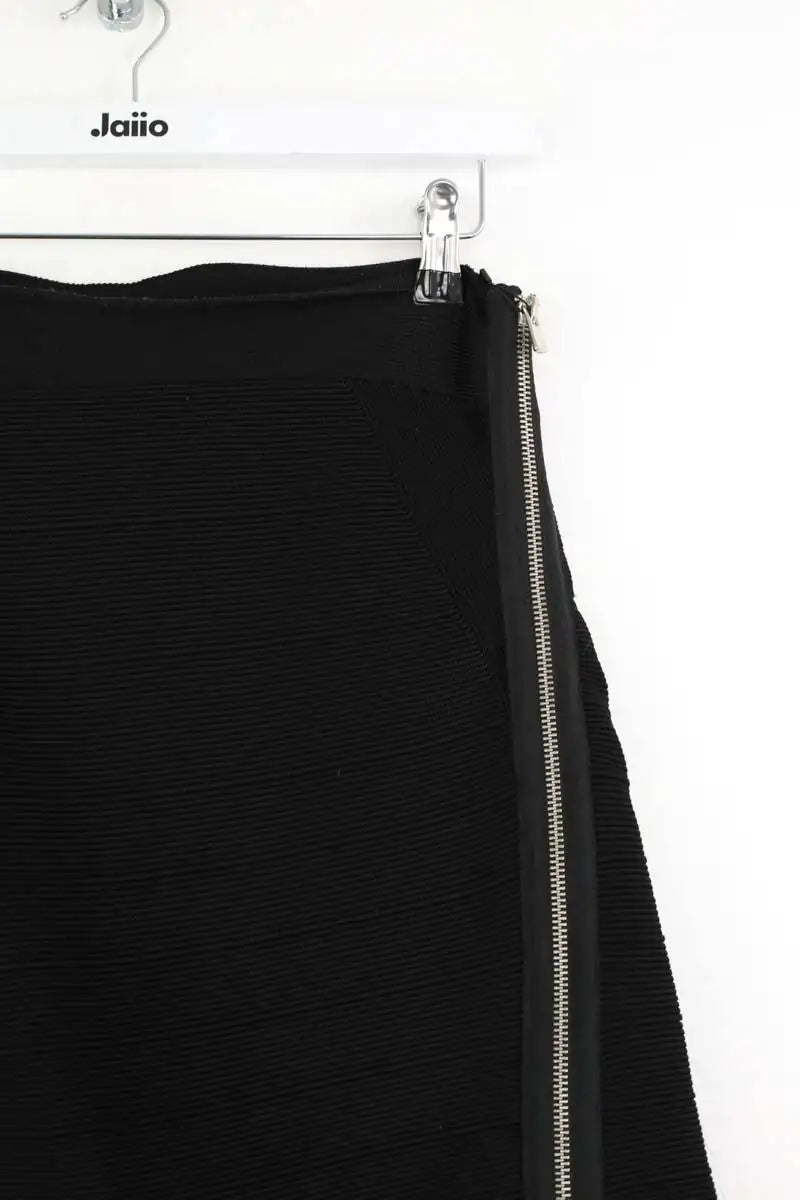 Mini jupe Maje Noir en Viscose