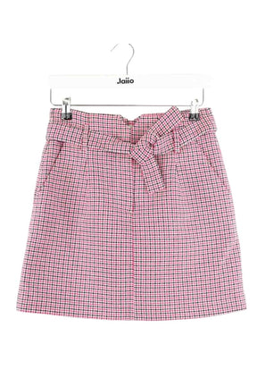 Mini jupe Maje Rose en Coton, taille XS - Seconde Main