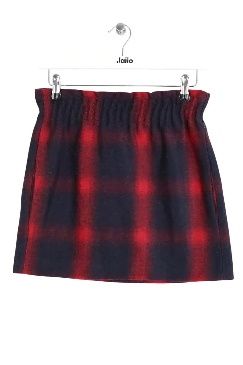 Mini jupe Maje Rouge en Laine, taille S - Seconde Main