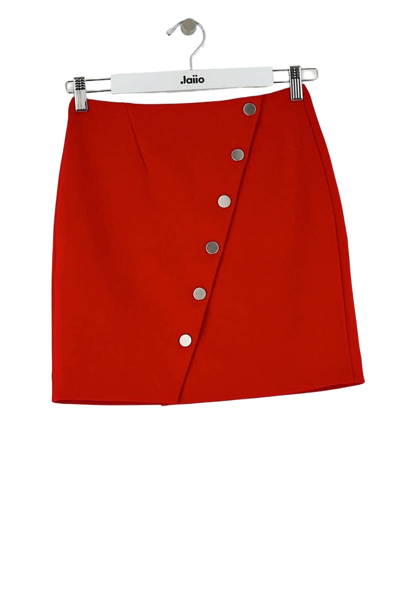 Mini jupe Maje Rouge en Polyester, taille S - Seconde Main