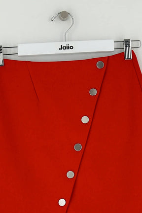 Mini jupe Maje Rouge en Polyester