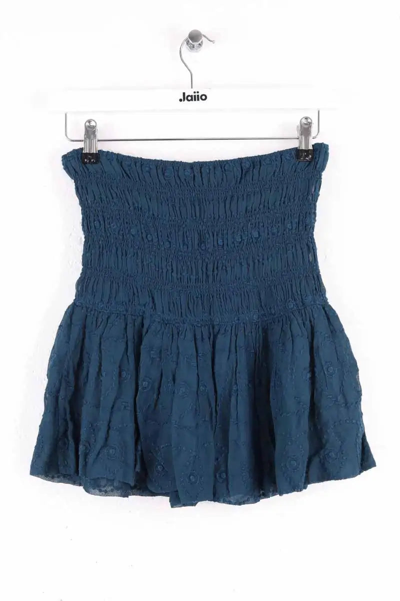 Mini jupe Maje Vert en Viscose