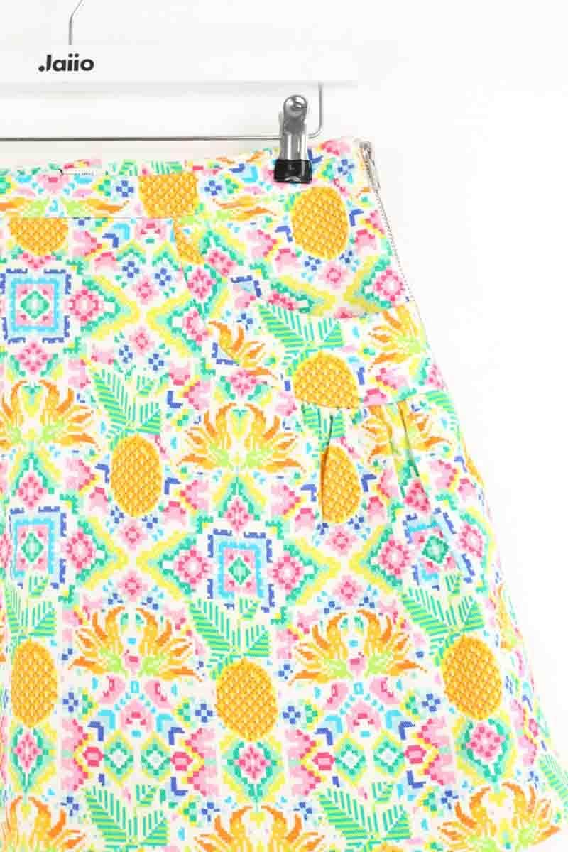 Mini jupe Manoush Multicolore en Coton