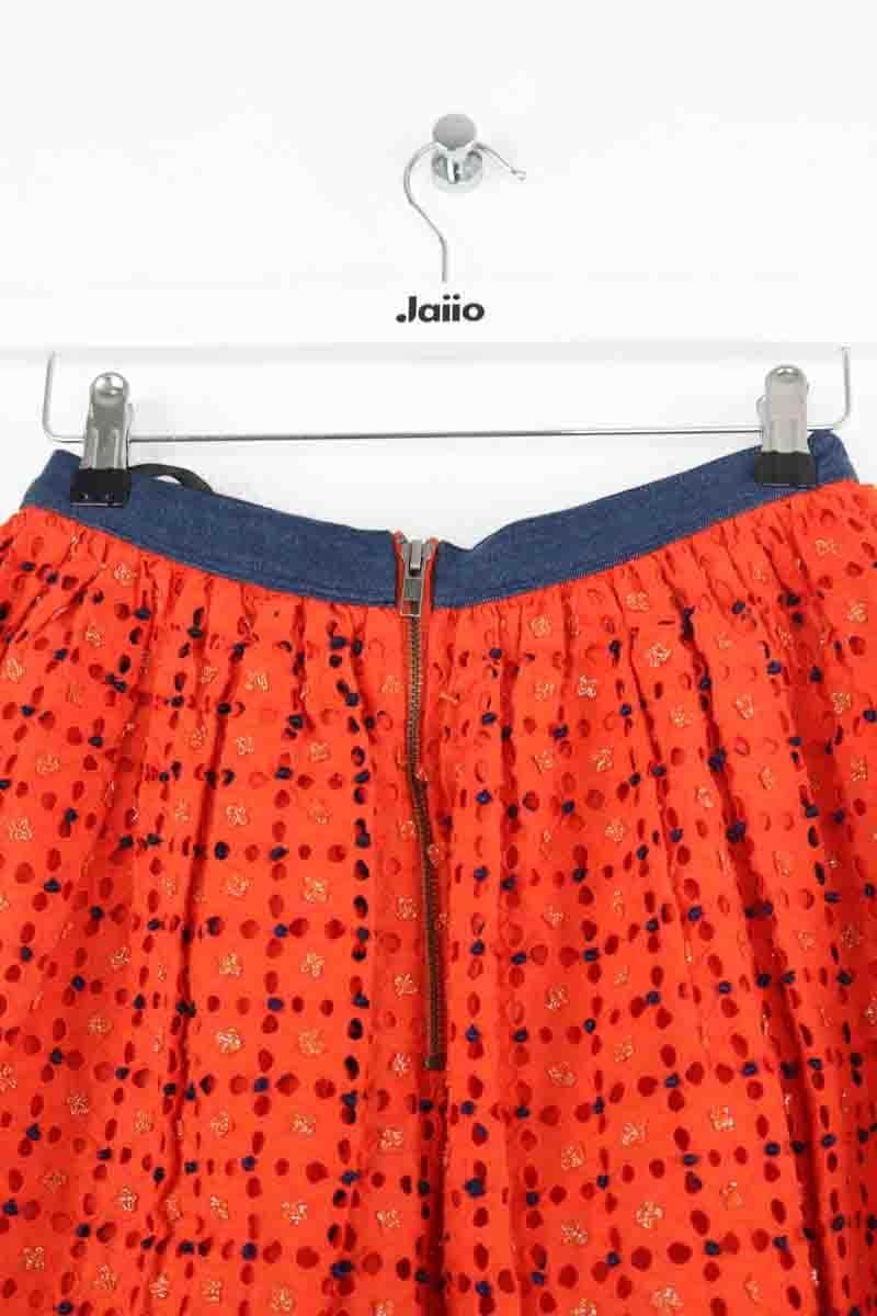 Mini jupe Manoush Rouge en Coton