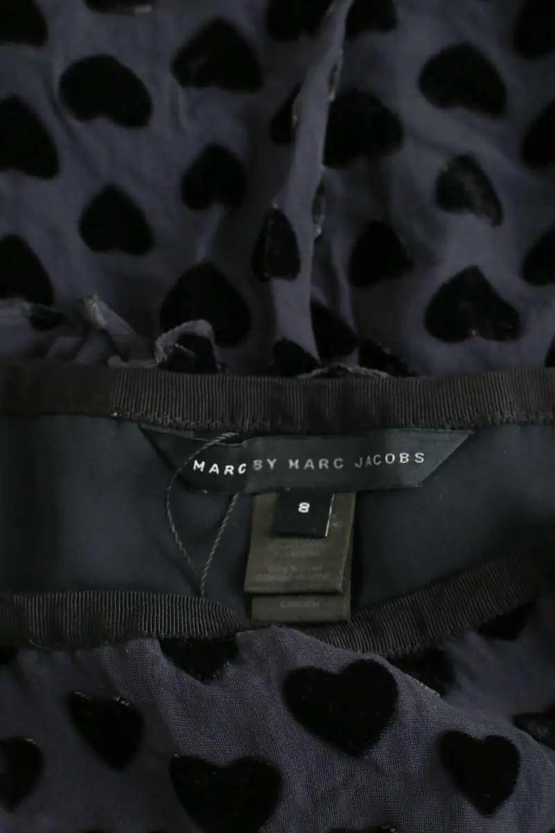 Mini jupe Marc By Marc Jacobs Noir en Polyester