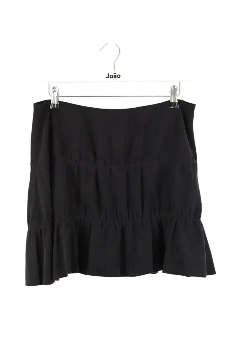 Mini jupe Miu Miu Noir en Soie, taille M - Seconde Main