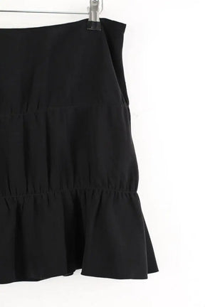 Mini jupe Miu Miu Noir en Soie