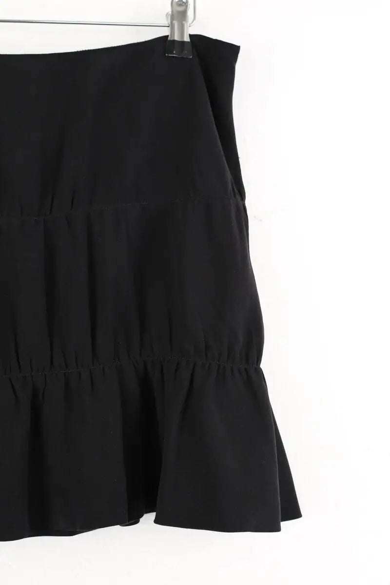 Mini jupe Miu Miu Noir en Soie