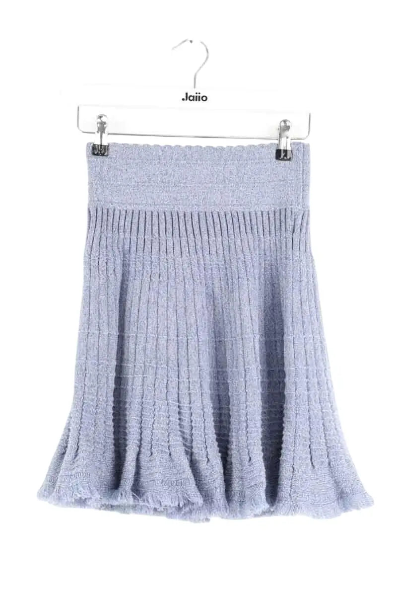 Mini jupe Molli Bleu en Laine, taille XS - Seconde Main