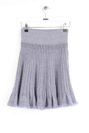 Mini jupe Molli Bleu en Laine