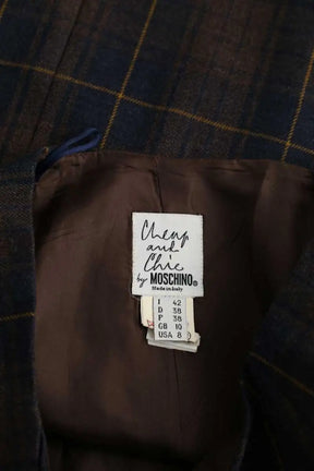 Mini jupe Moschino Marron en Laine