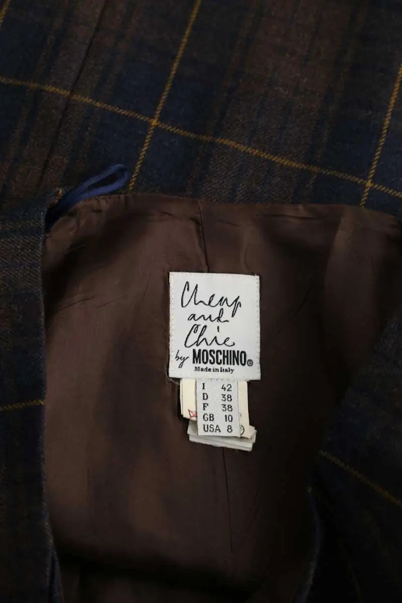 Mini jupe Moschino Marron en Laine