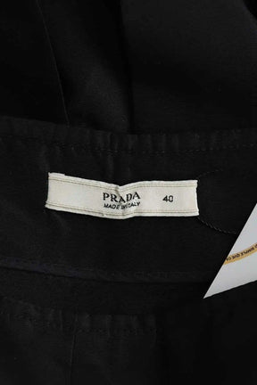 Mini jupe Prada Noir en Synthétique