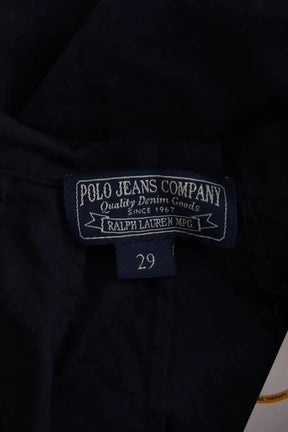 Mini jupe Ralph Lauren Bleu en Coton