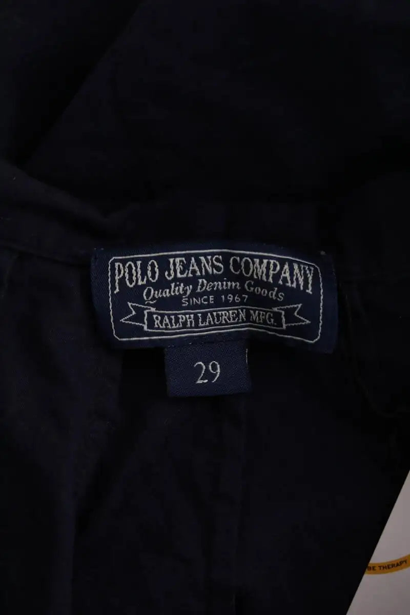 Mini jupe Ralph Lauren Bleu en Coton