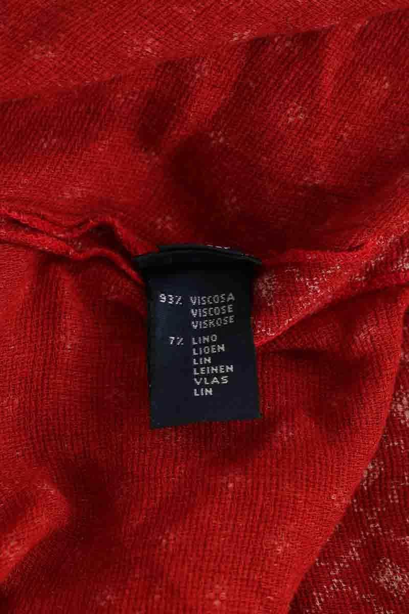 Mini jupe Ralph Lauren Rouge en Viscose