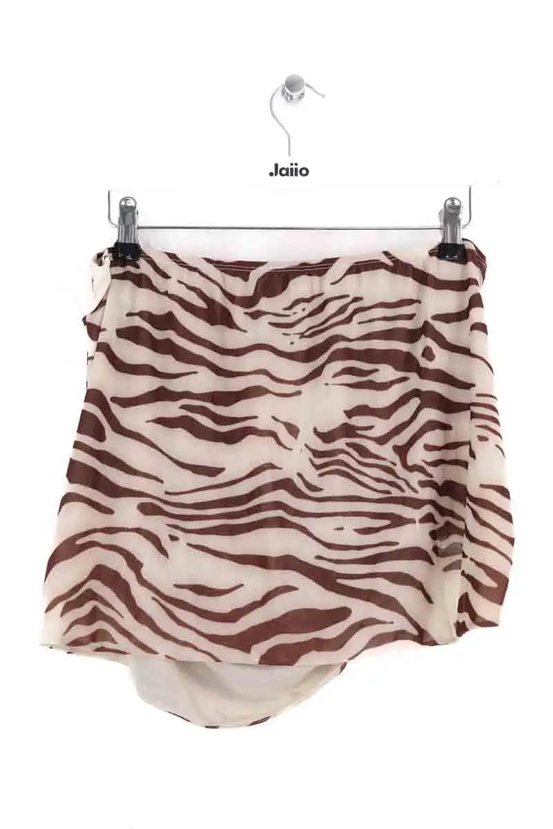 Mini jupe Reformation Ecru en Synthétique