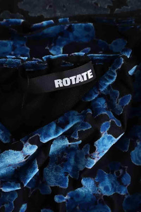 Mini jupe Rotate Bleu en Polyester