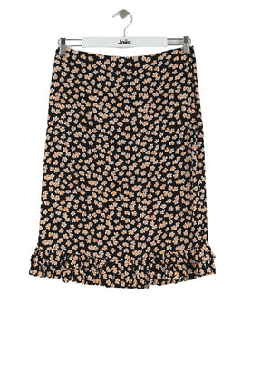 Mini jupe Rouje Noir en Viscose, taille S - Seconde Main