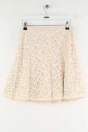 Mini jupe Sandro Beige en Synthétique