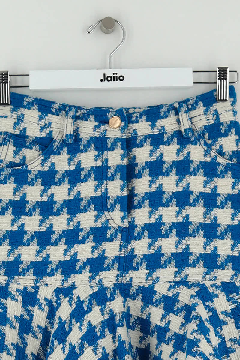 Mini jupe Sandro Bleu en Coton