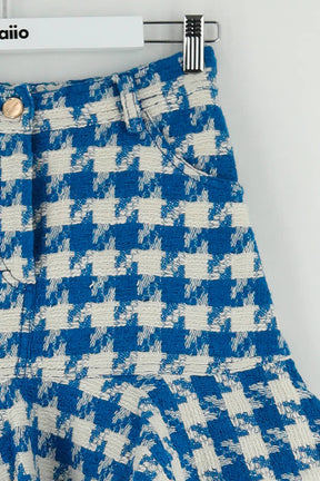 Mini jupe Sandro Bleu en Coton