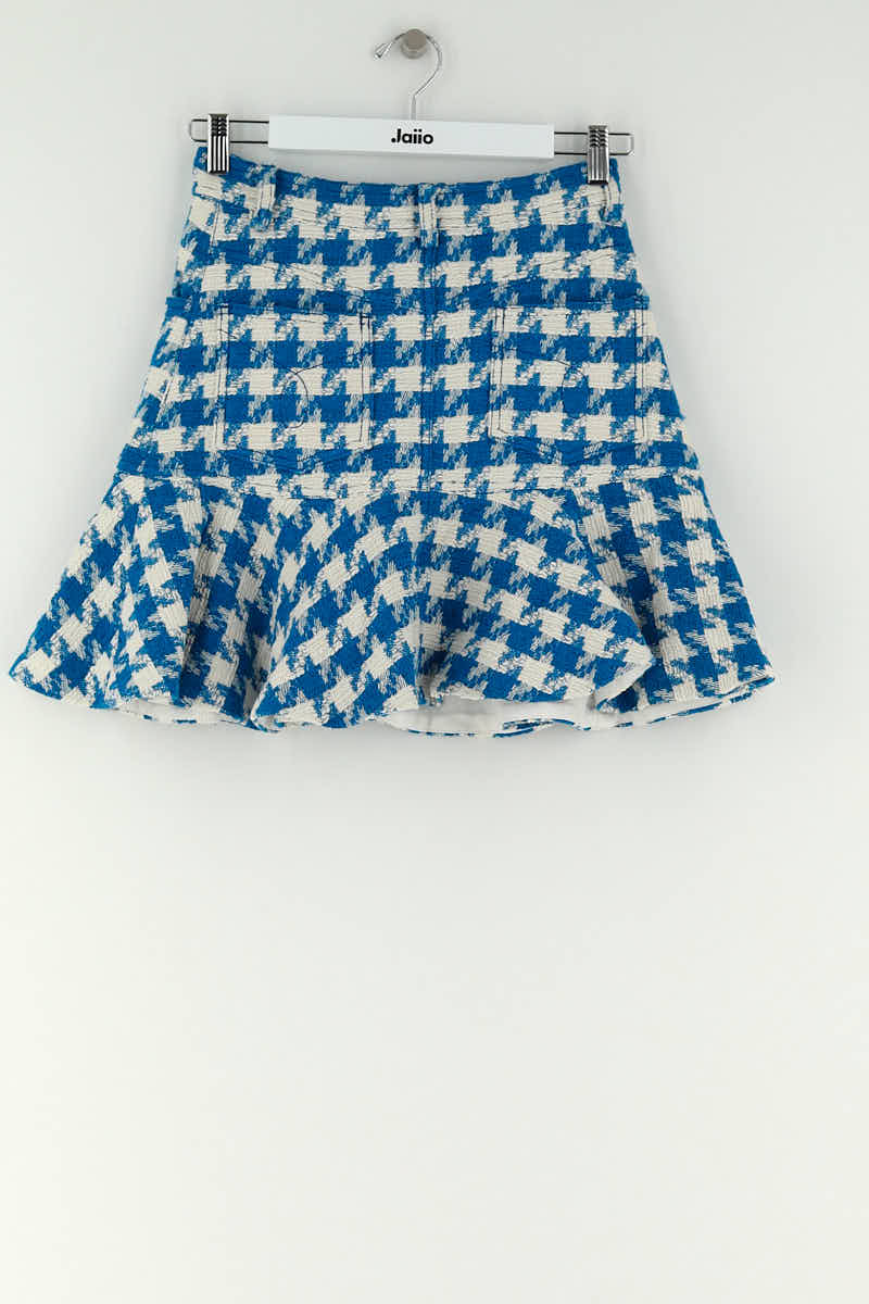Mini jupe Sandro Bleu en Coton