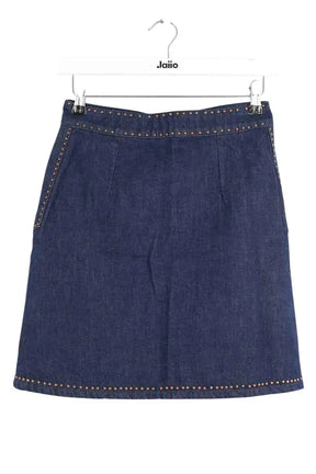 Mini jupe Sandro Bleu en Coton, taille S - Seconde Main