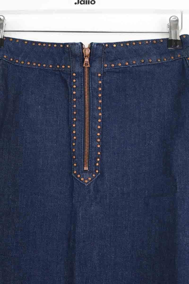 Mini jupe Sandro Bleu en Coton