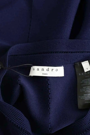 Mini jupe Sandro Bleu en Synthétique