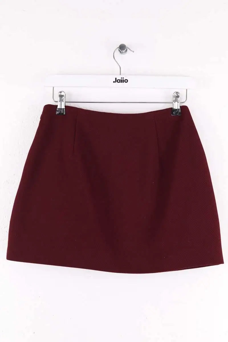 Mini jupe Sandro Bordeaux en Synthétique