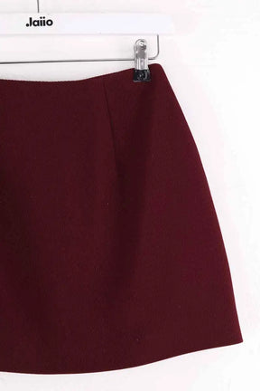 Mini jupe Sandro Bordeaux en Synthétique