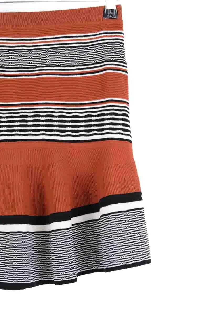 Mini jupe Sandro Marron en Viscose