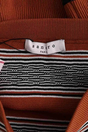 Mini jupe Sandro Marron en Viscose