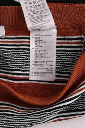 Mini jupe Sandro Marron en Viscose